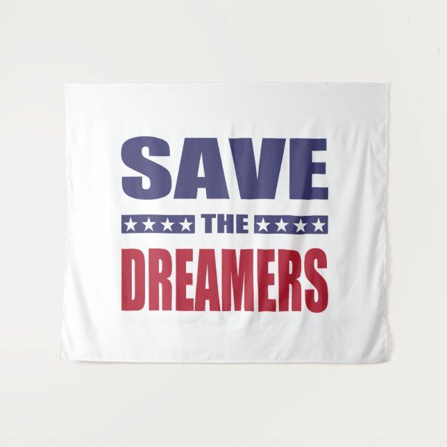 Save the dreamers tapestry (Front (Horizontal))