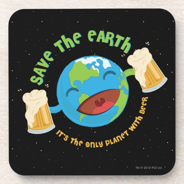 Save The Earth Coaster (Front)