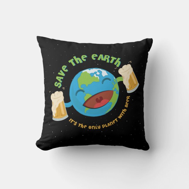 Save The Earth Cushion (Front)