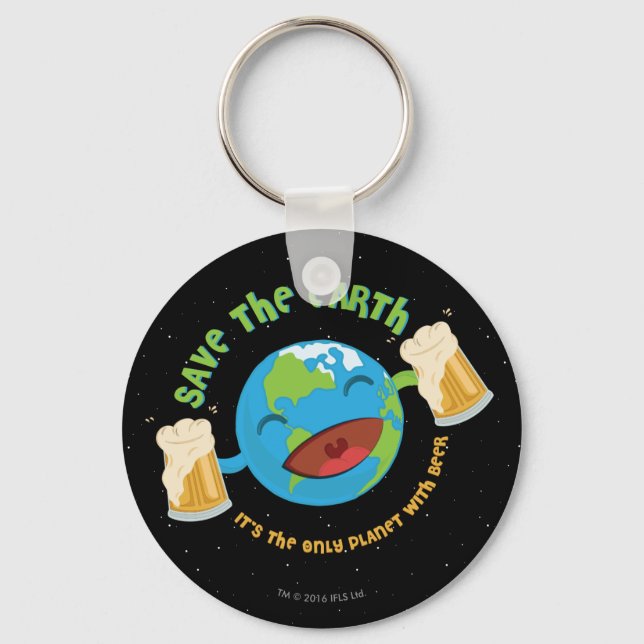 Save The Earth Key Ring (Front)