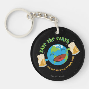 Save The Earth Key Ring