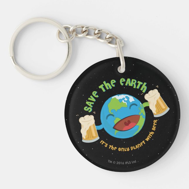 Save The Earth Key Ring (Front)