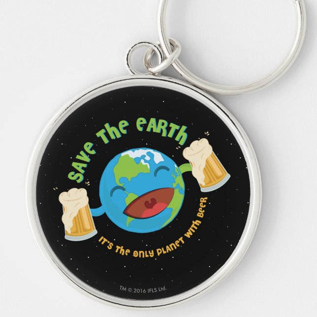 Save The Earth Key Ring (Front)