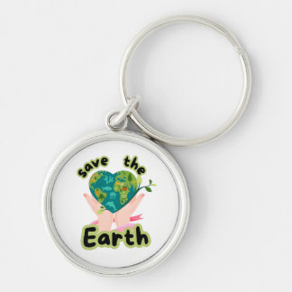 Save the Earth Keychain