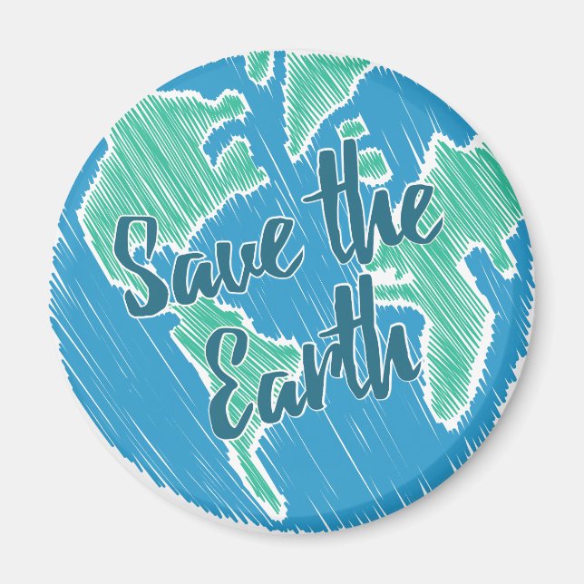 Save The Earth Magnet (Front)