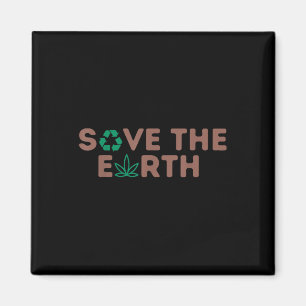 Save The Earth Planet Recycle Earth Environmental  Magnet