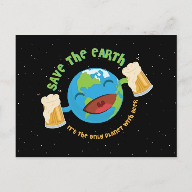 Save The Earth Postcard (Front)
