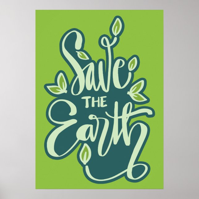 Save The Earth Poster (Front)