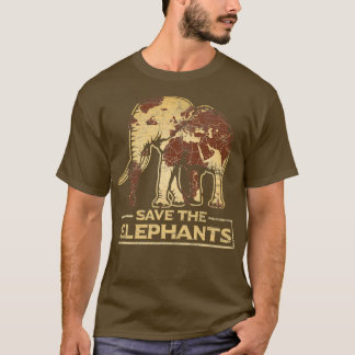 Save the elephants 1 T-Shirt