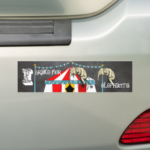 Save the Elephants Bumper Sticker