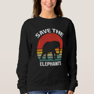 Save The Elephants Elephant Costume Elephant Sweatshirt