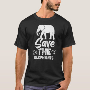 Save The Elephants Endangered Elephant Rescue T-Shirt