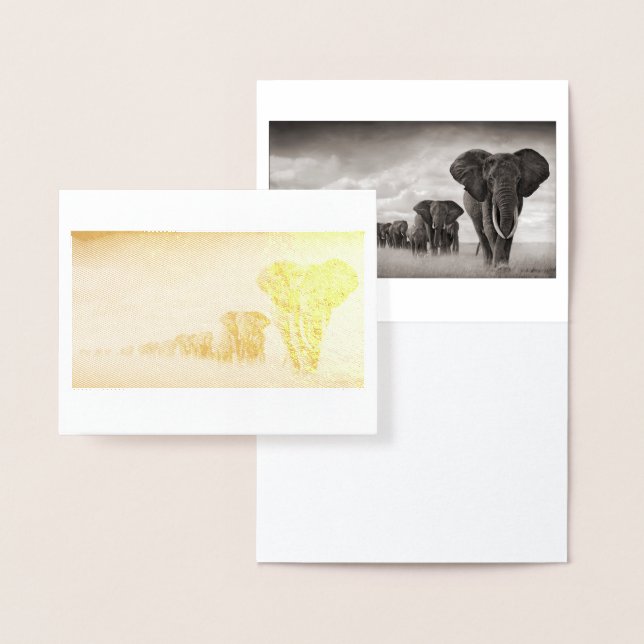 Save the Elephants Foil Card (Display)