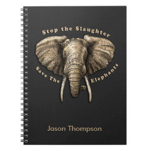 Save the Elephants Graphic Notebook