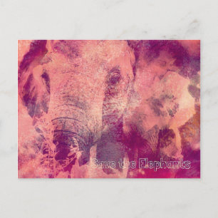 Save the Elephants Postcard