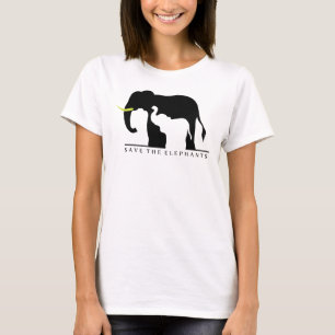 Save the Elephants (white) T-Shirt