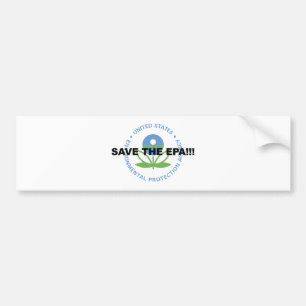 Save the EPA Bumper Sticker
