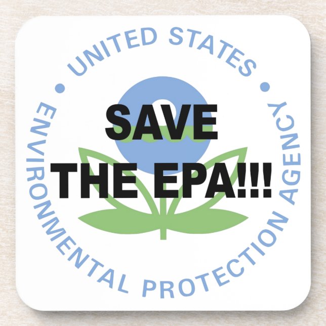 Save the EPA Coaster (Front)