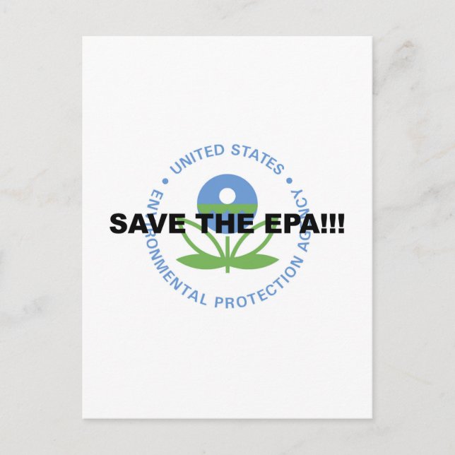 Save the EPA Postcard (Front)
