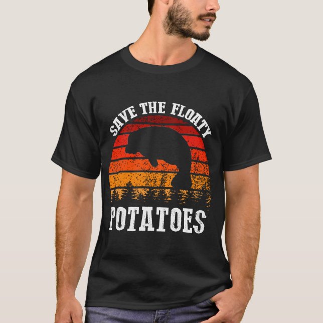 Save The Floaty Potatoes T-Shirt (Front)