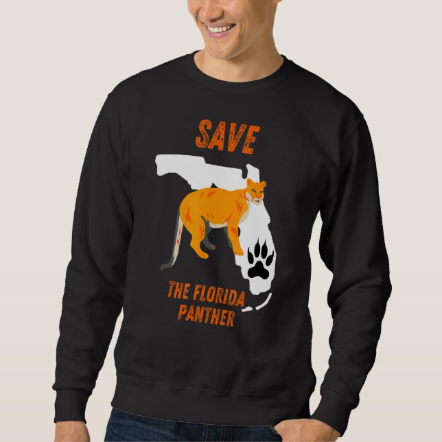 Save The Florida Panther Sweatshirt (Front)