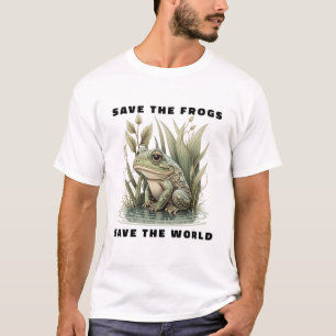 Save The Frogs Save The World T-Shirt