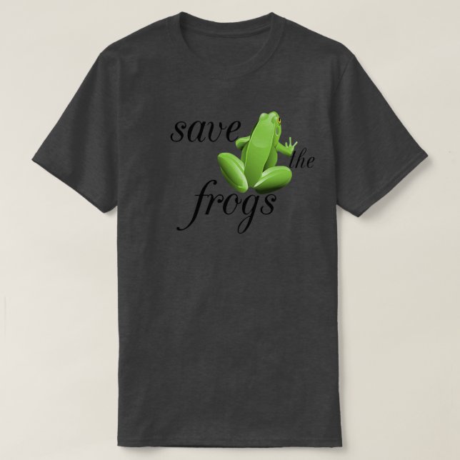 Save the Frogs T-Shirt (Design Front)