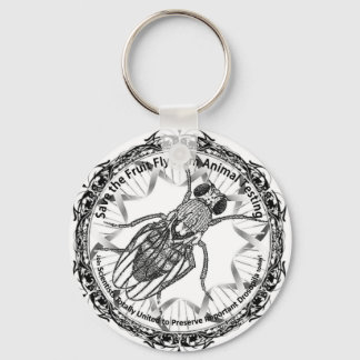 Save the fruit fly key ring
