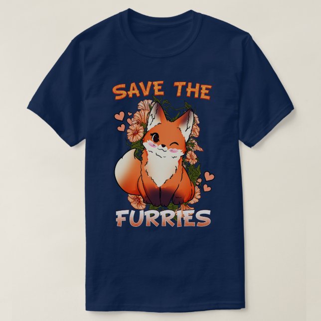 Save the Furries I Fandom  Cosplay T-Shirt (Design Front)
