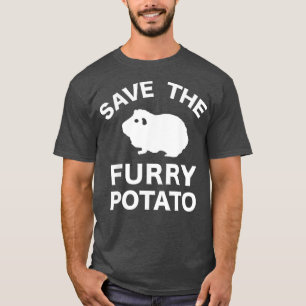 Save The Furry Potato Animal Funny Guinea Pig T-Shirt