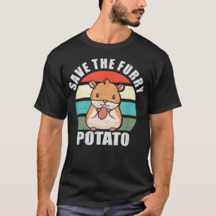 Save The Furry Potato Guinea Pig _1  T-Shirt