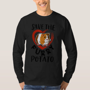 Save The Furry Potato Guinea Pig Cavy Animals 2 T-Shirt