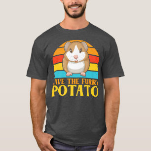 Save The Furry Potato Guinea Pig Guinea Lover Prem T-Shirt