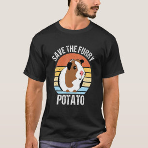 Save The Furry Potato  Guinea Pig T-Shirt