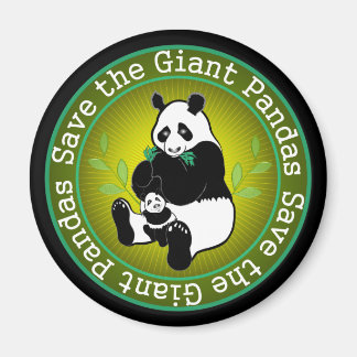 Save the Giant Pandas Magnet