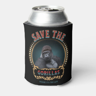 Save The Gorillas   Endangered Species Can Cooler
