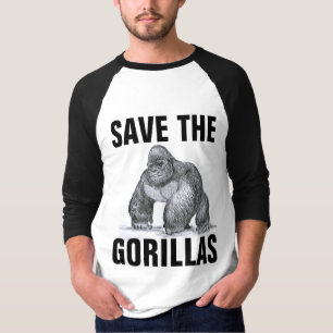 SAVE THE GORILLAS T-SHIRTS
