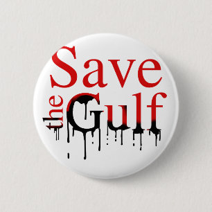 Save the Gulf 6 Cm Round Badge
