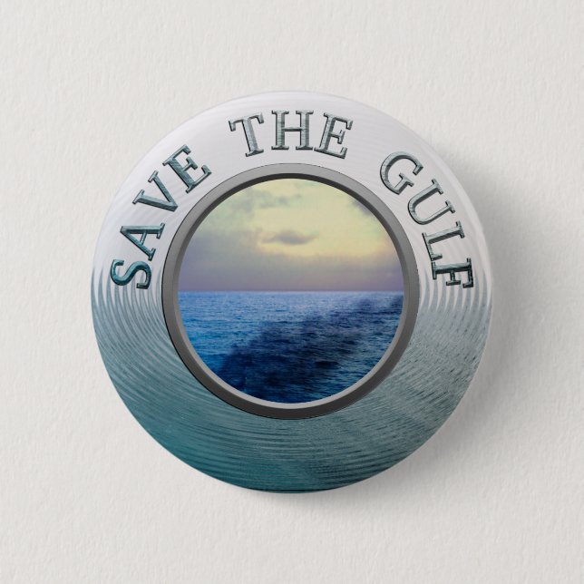 Save the Gulf Button (Front)