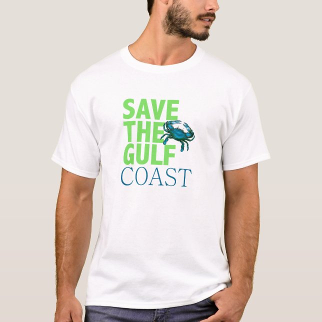 Save the Gulf Coast mens shirt (Front)