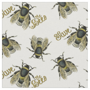Save The Honey Bee Fabric