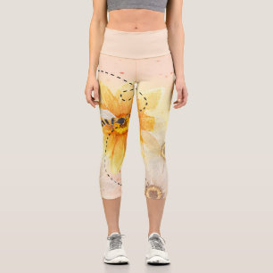Save the Honeybee Capri Leggings