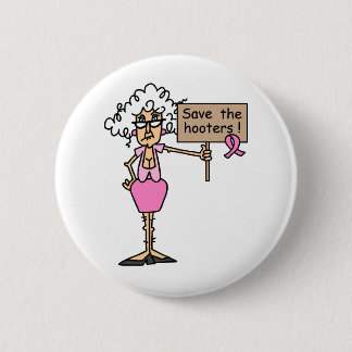 Save the Hooters! 6 Cm Round Badge