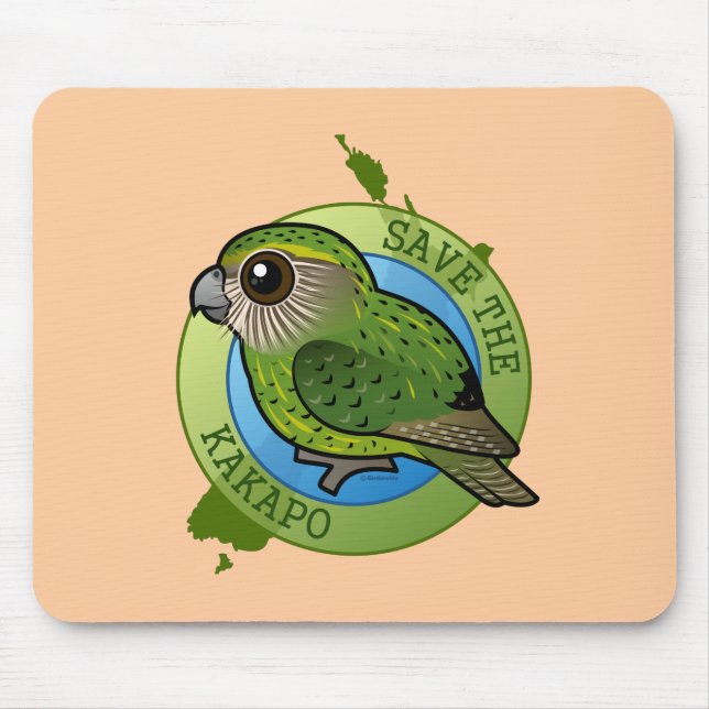 Save the Kakapo Mouse Pad (Front)