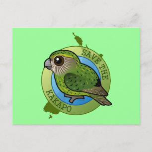 Save the Kakapo Postcard