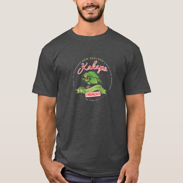 Save the Kakapo Tshirt (Front)
