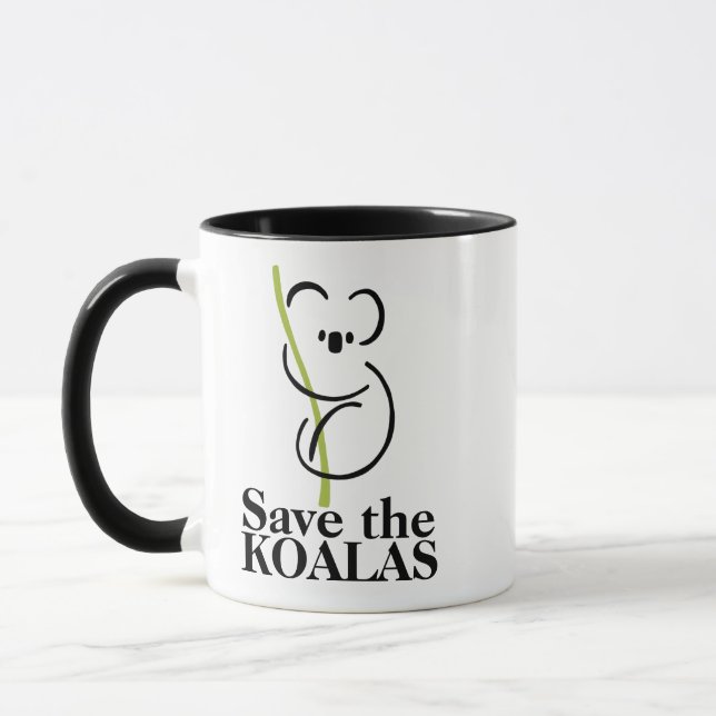 Save the Koalas Mug (Left)