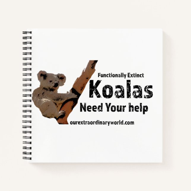 Save the Koalas Notebook (Front)