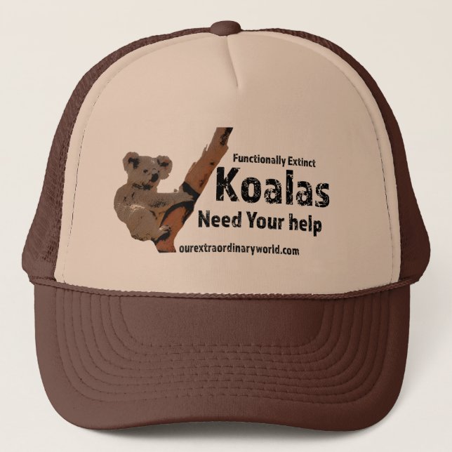 Save the Koalas Trucker Hat (Front)