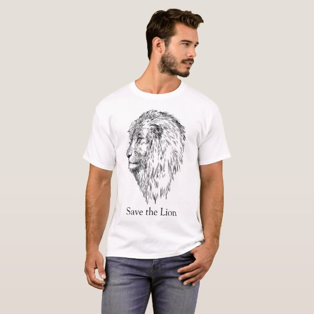 Save the Lion T-Shirt (Front Full)